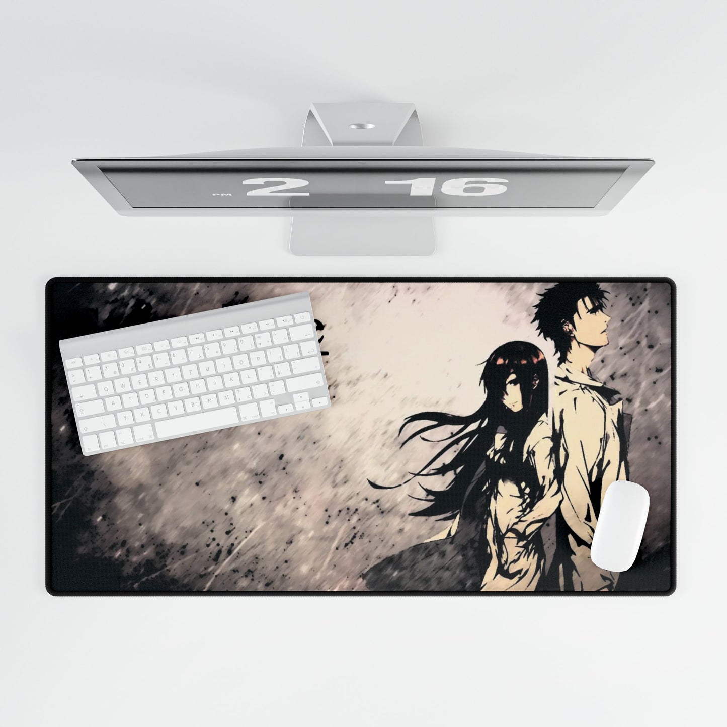 Kurisu and Okabe Mouse Pad