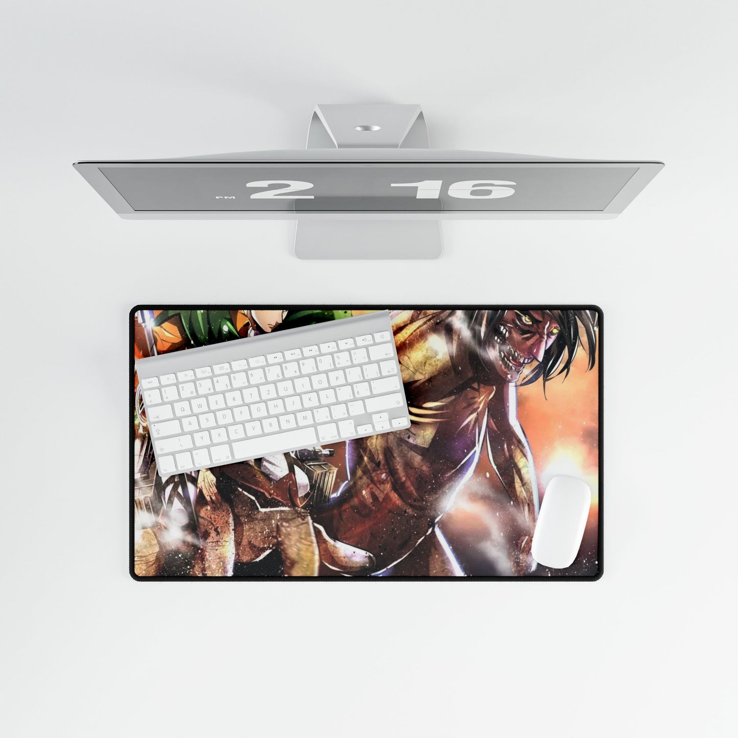 Levi and Eren (Titan) Mouse Pad