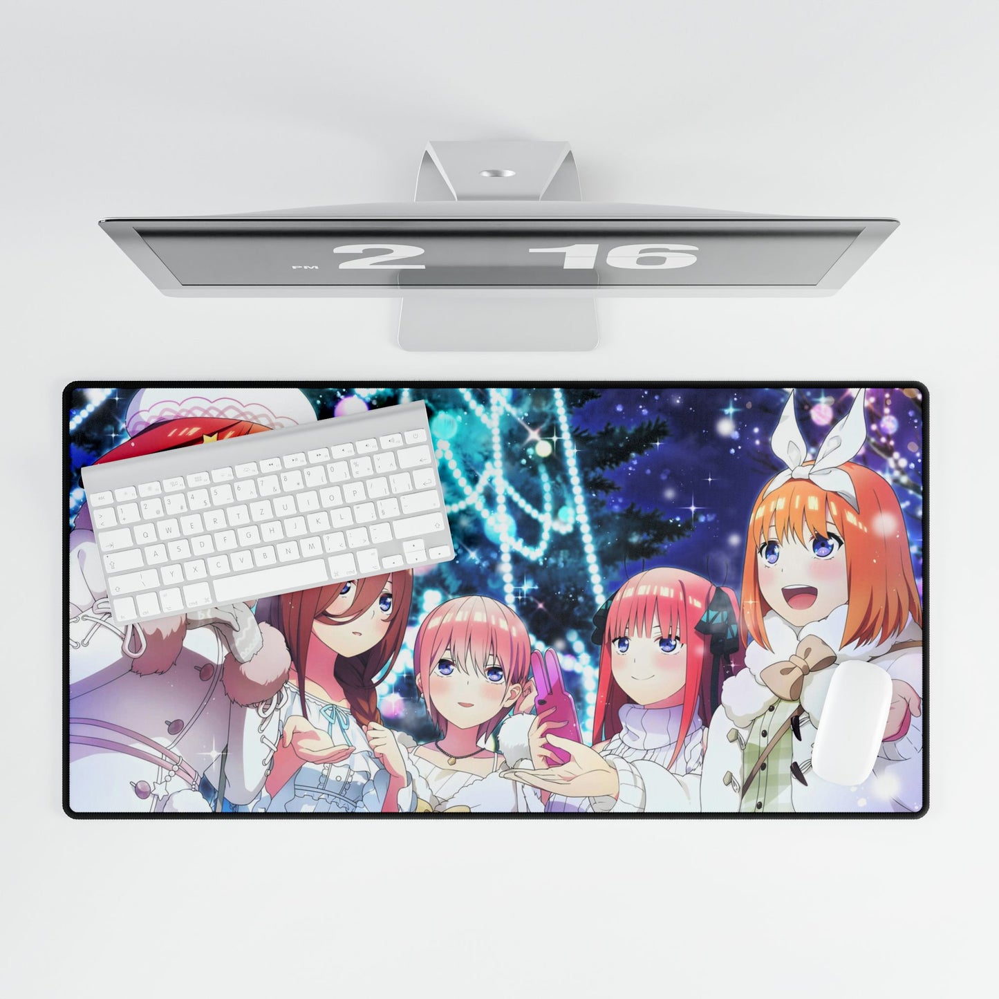 The Quintessential Quintuplets - Itsuki , Miku , Ichika , Nino & Yotsuba Mouse Pad