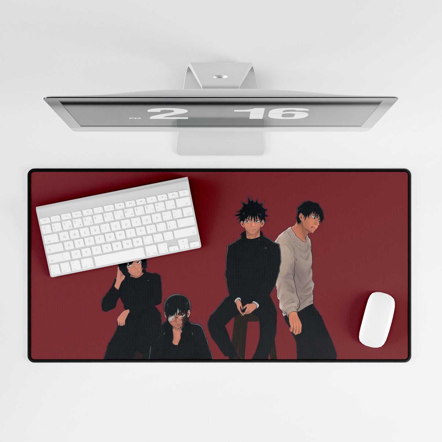 Toji Fushiguro Maki Zenin and Megumi Fushiguro Mouse Pad