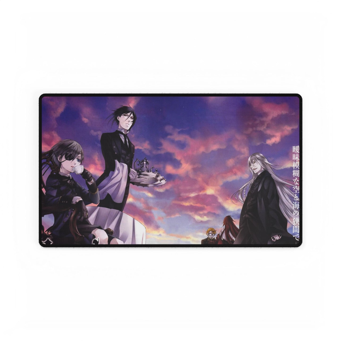 Sebastian Michaelis, Ciel Phantomhive and Undertaker (Black Butler) Mouse Pad