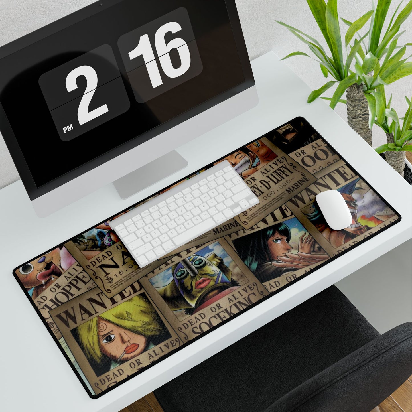 Monkey D. Luffy's crew wanted Mouse Pad