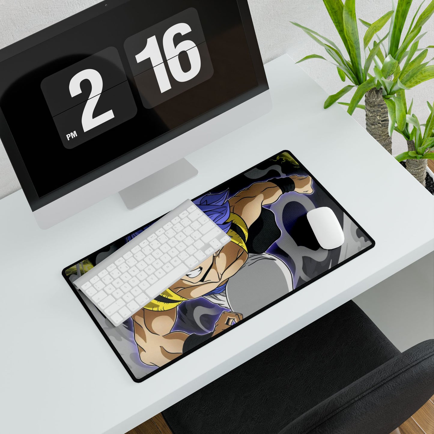 Gogeta Charges To Battle Mouse Pad