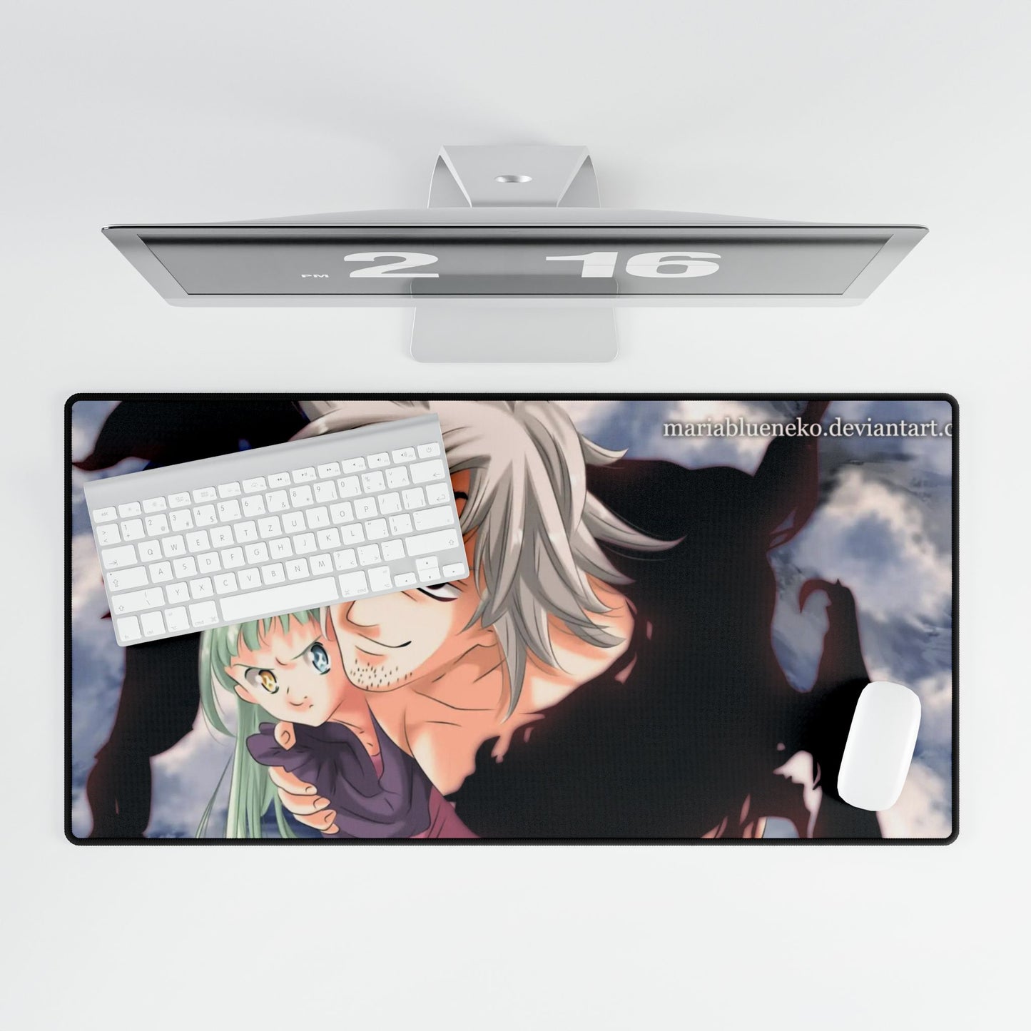 Estarossa kidnap Elizabeth Mouse Pad
