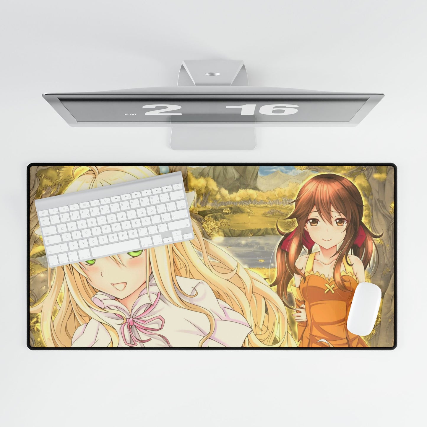Mavis Vermilion Mouse Pad