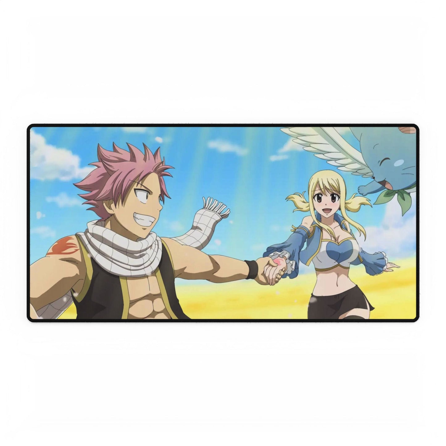Fairy Tail Natsu Dragneel, Lucy Heartfilia, Happy Mouse Pad