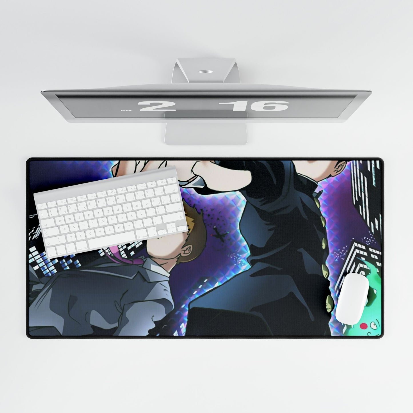 Mob Psycho 100 Arataka Reigen, Shigeo Kageyama, Ekubo Mouse Pad