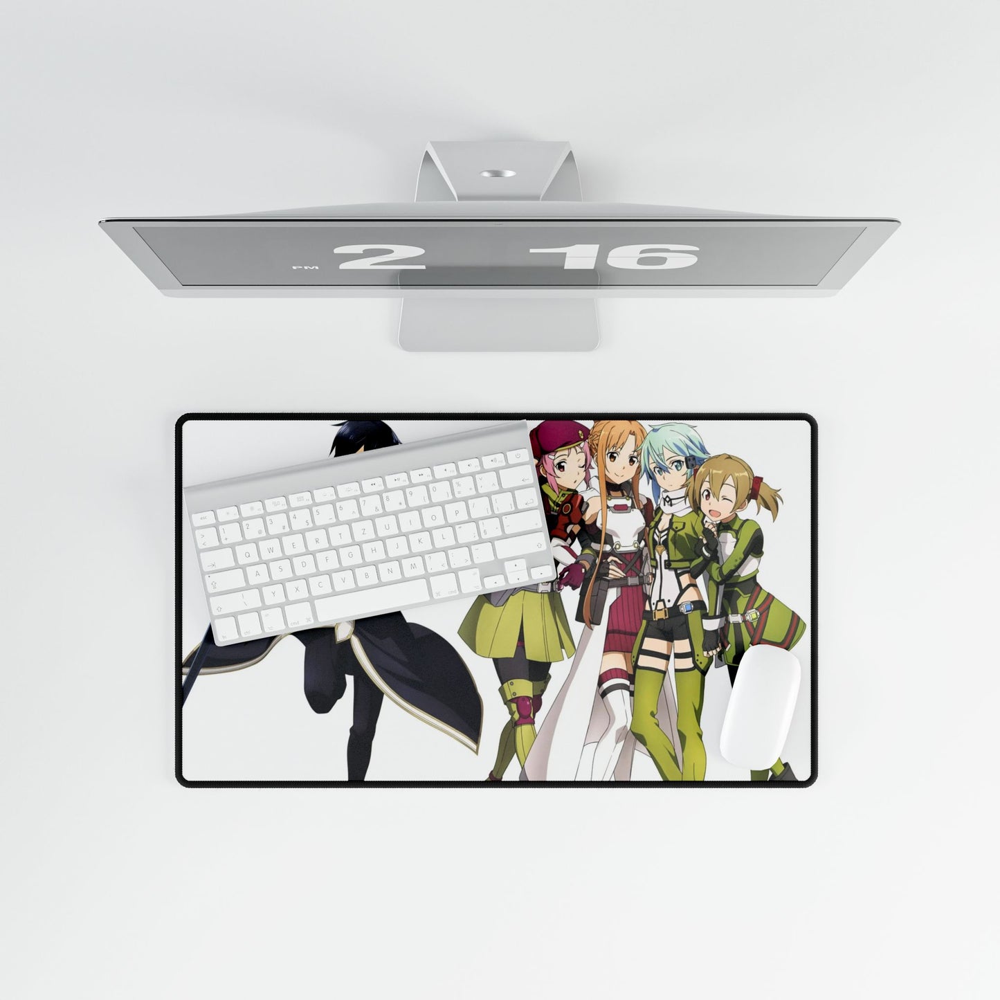Sword Art Online Kazuto Kirigaya, Asuna Yuuki, Rika Shinozaki Mouse Pad