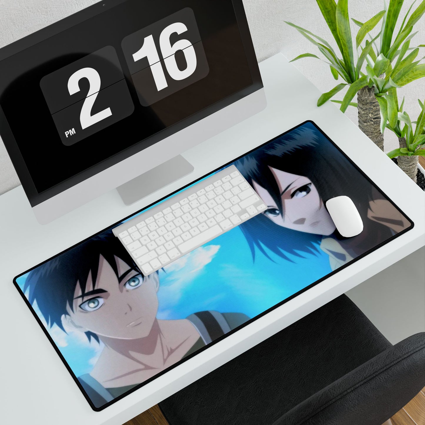 Eren and Mikasa Mouse Pad