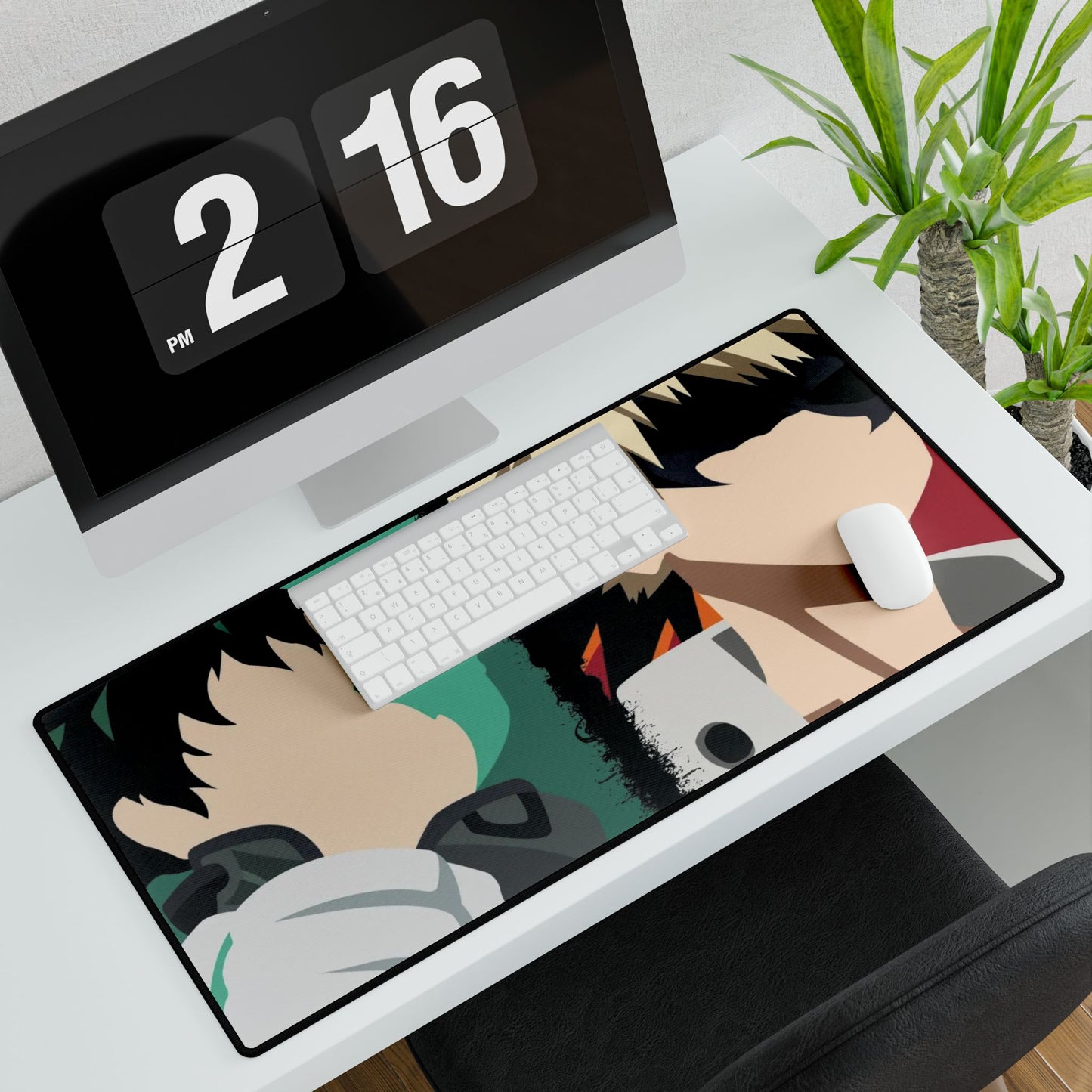 Izuku Midoriya and Katsuki Bakugou from My Hero Academiafor Dekstop Mouse Pad