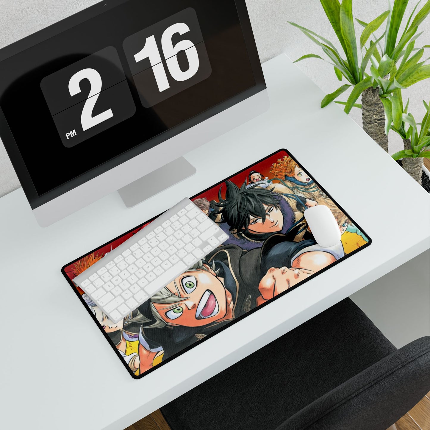 Black Clover Asta, Noelle Silva, Yuno, Yami Sukehiro, Luck Voltia Mouse Pad