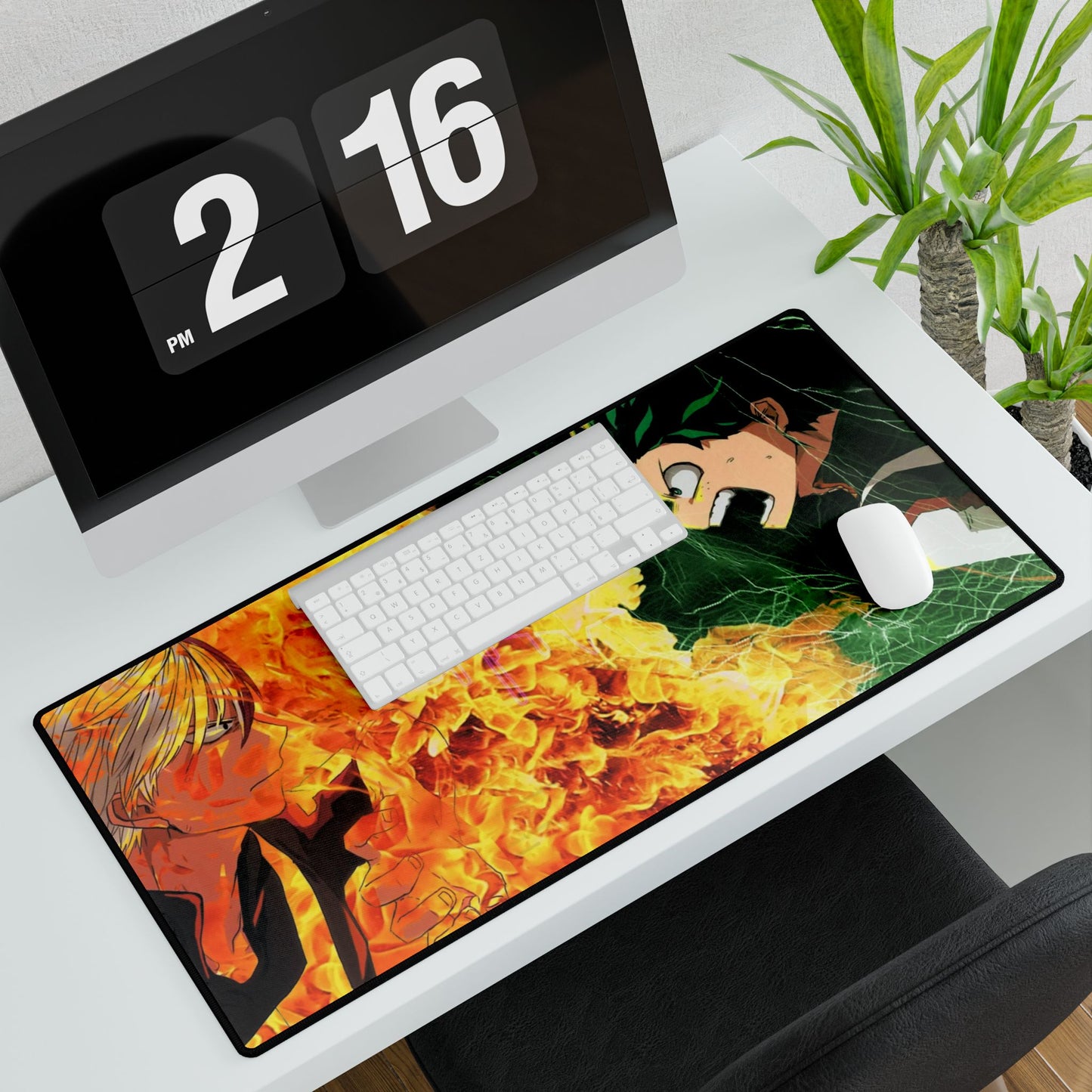Deku vs Todoroki Mouse Pad