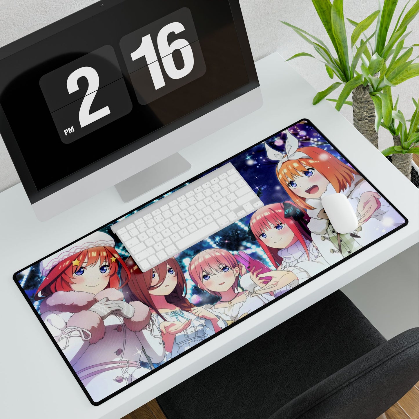 The Quintessential Quintuplets - Itsuki , Miku , Ichika , Nino & Yotsuba Mouse Pad