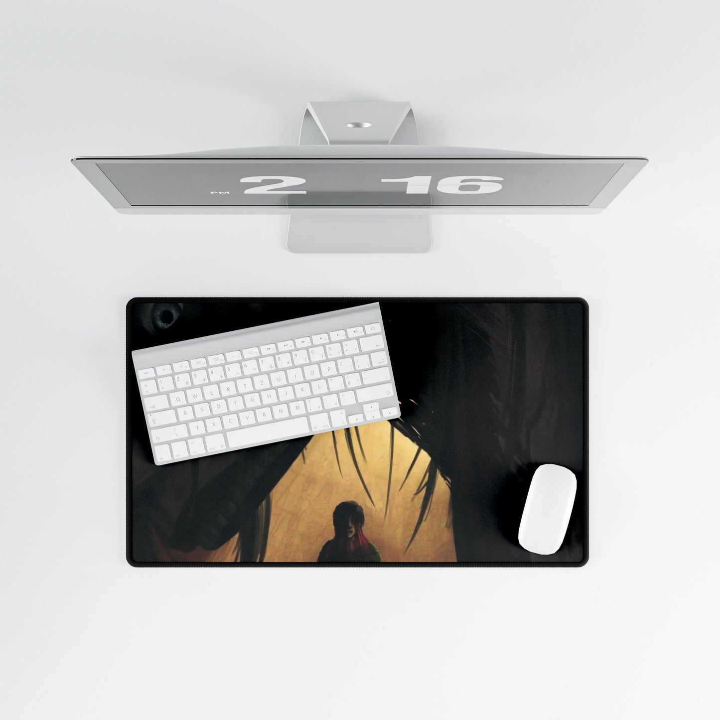 Shingeki no Kyojin - Eren and the Female Titan Mouse Pad