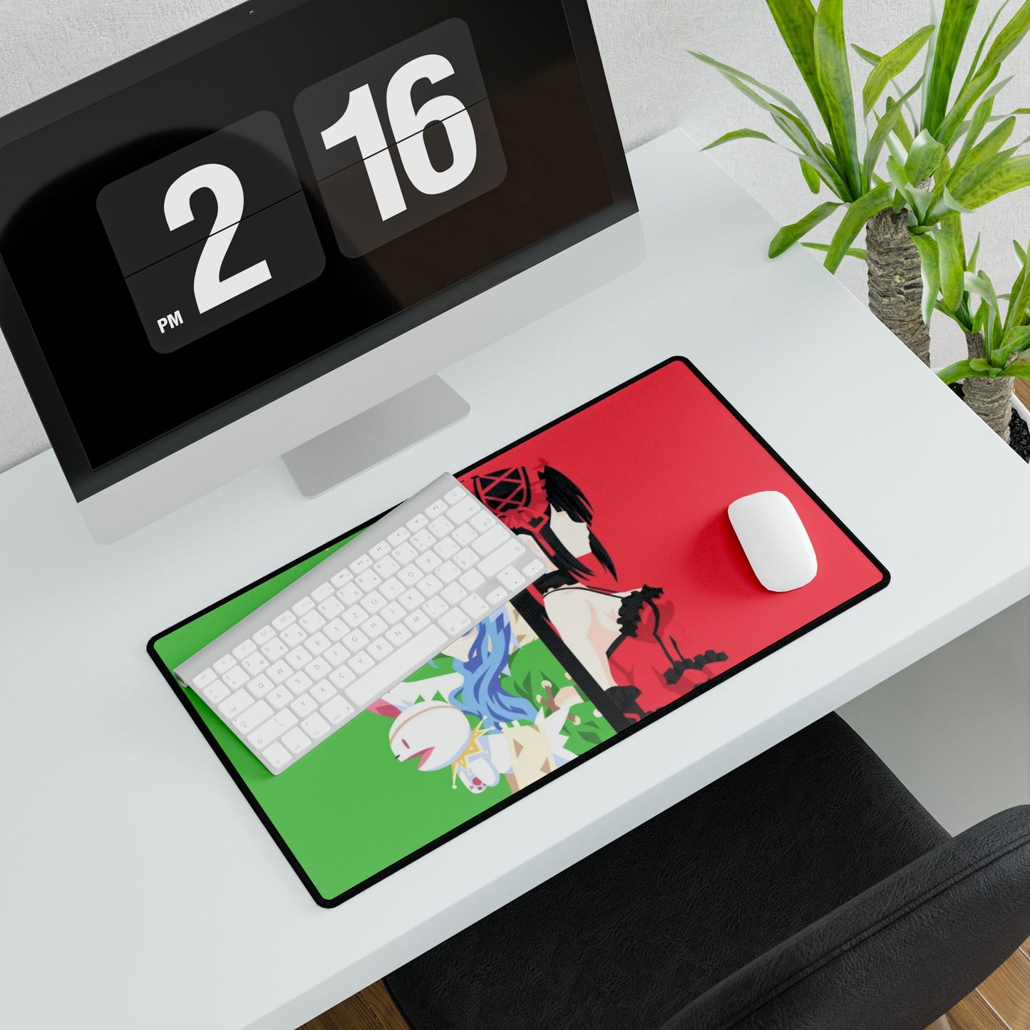 Yoshino and Kurumi - Date A Live Minimalist Mouse Pad