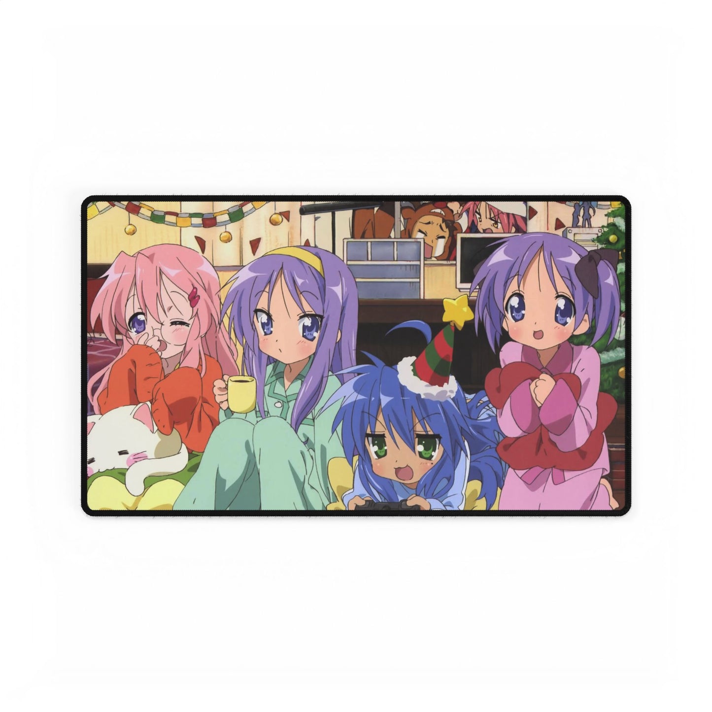 Lucky Star Konata Izumi, Kagami Hiiragi, Tsukasa Hiiragi, Miyuki Takara, Akira Kogami Mouse Pad
