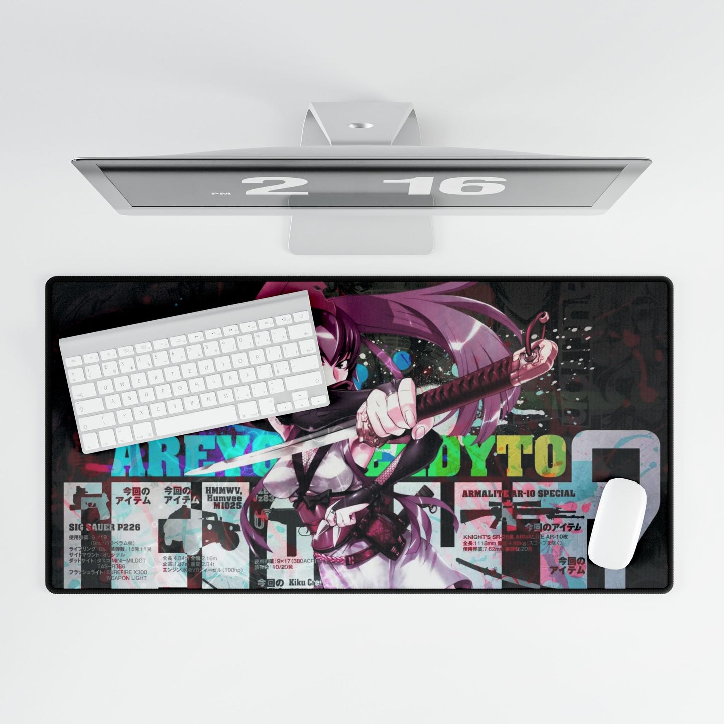 Anime Highschool Of The Dead Mouse Pad