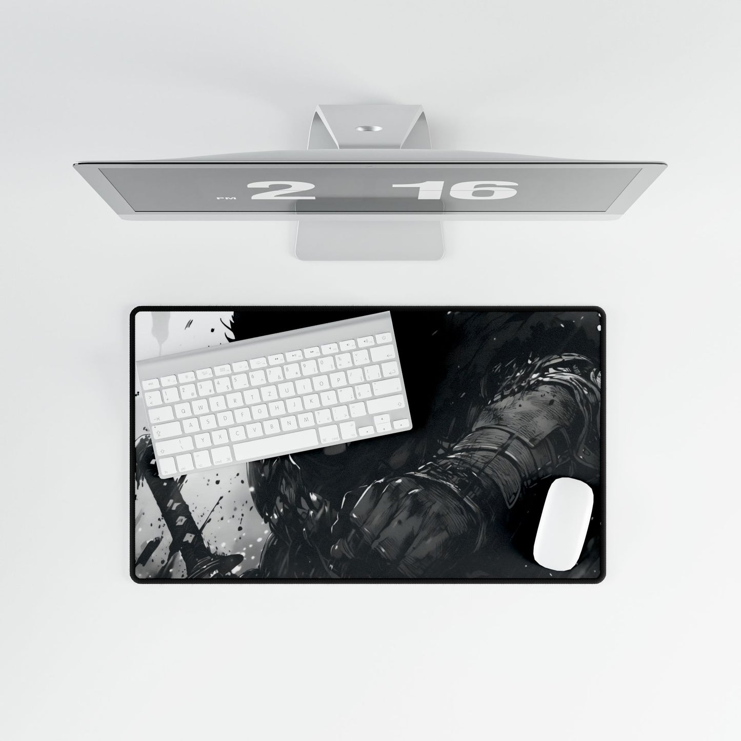 Guts From Berserk in Manga Style Mouse Pad