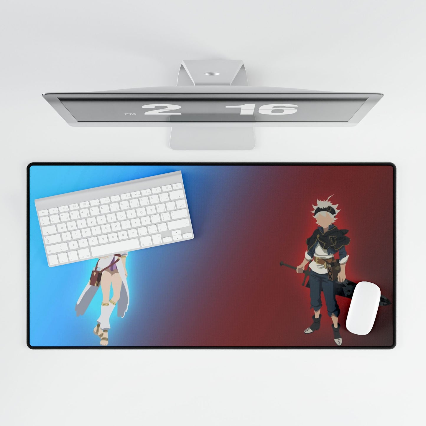 Black Clover Asta, Noelle Silva Mouse Pad