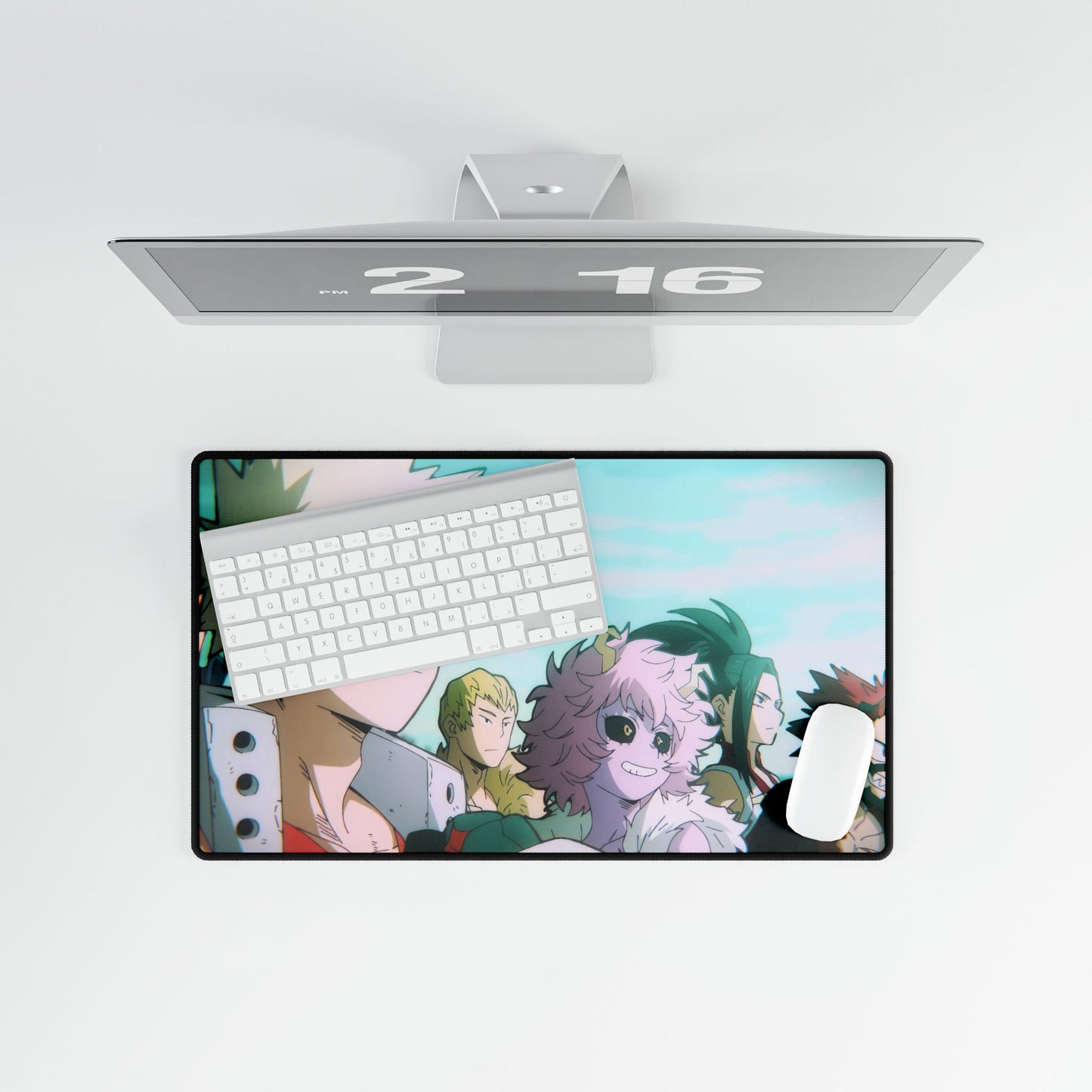 Katsuki and the Gang! - Intro AI Upscaled Screencap Mouse Pad