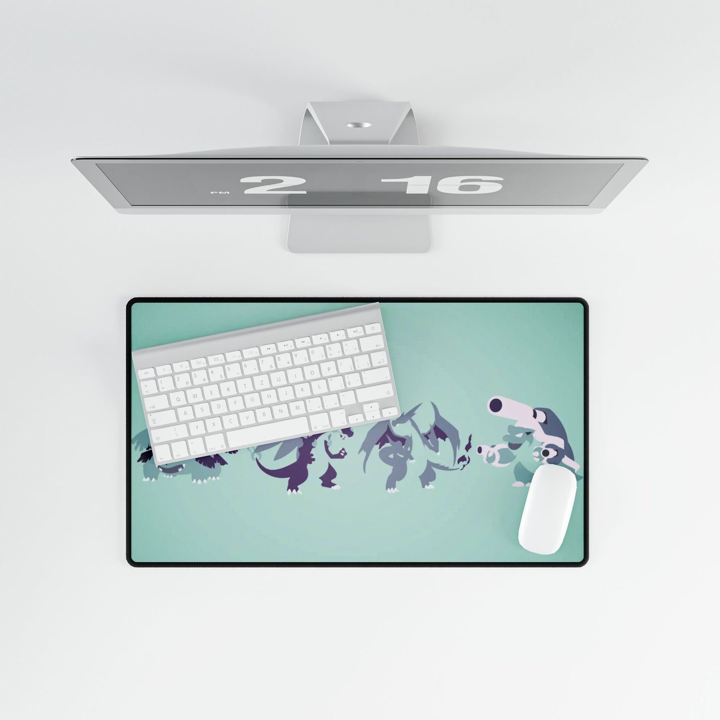 Gen I Starters Mega Evolutions Mouse Pad
