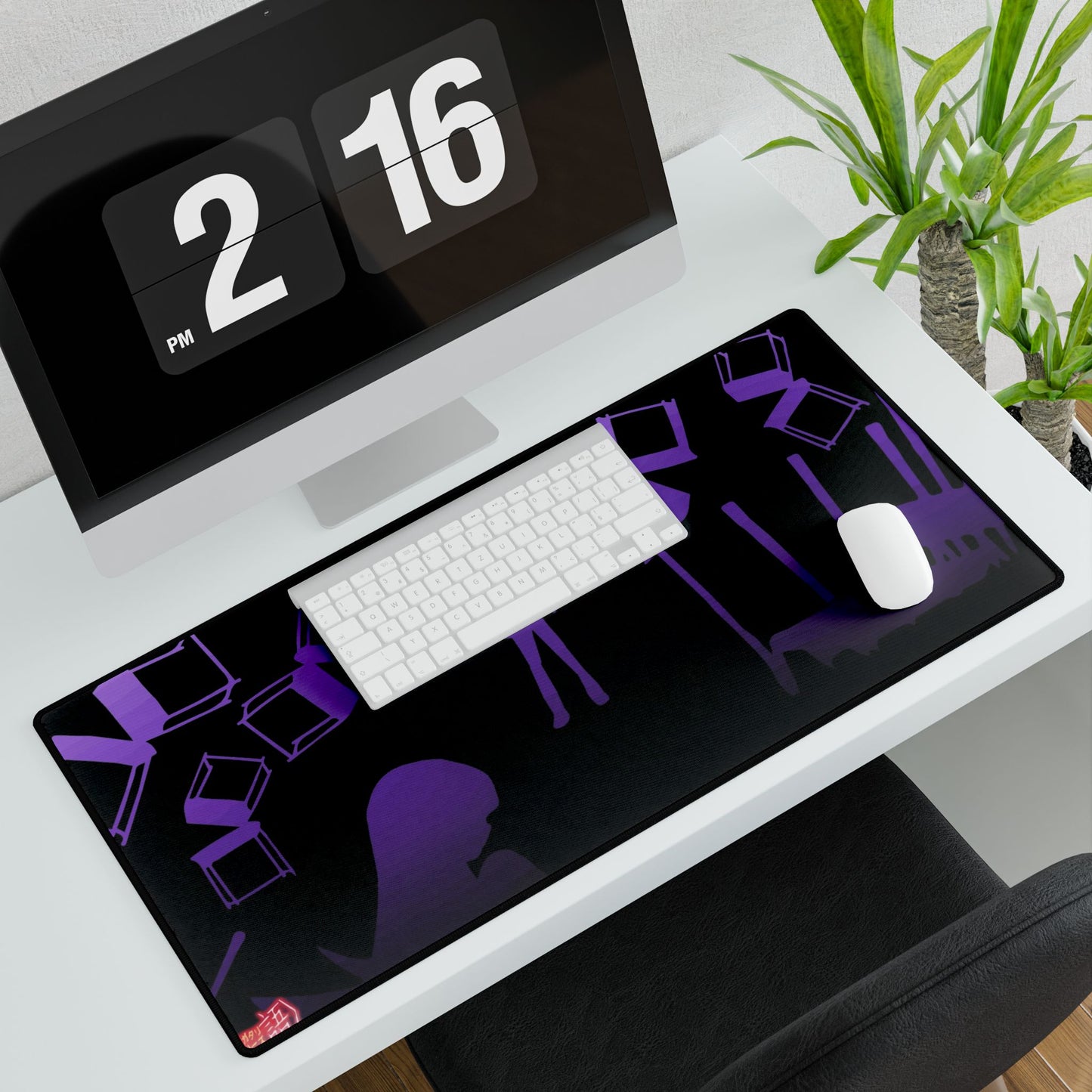 Purple Mouse Pad