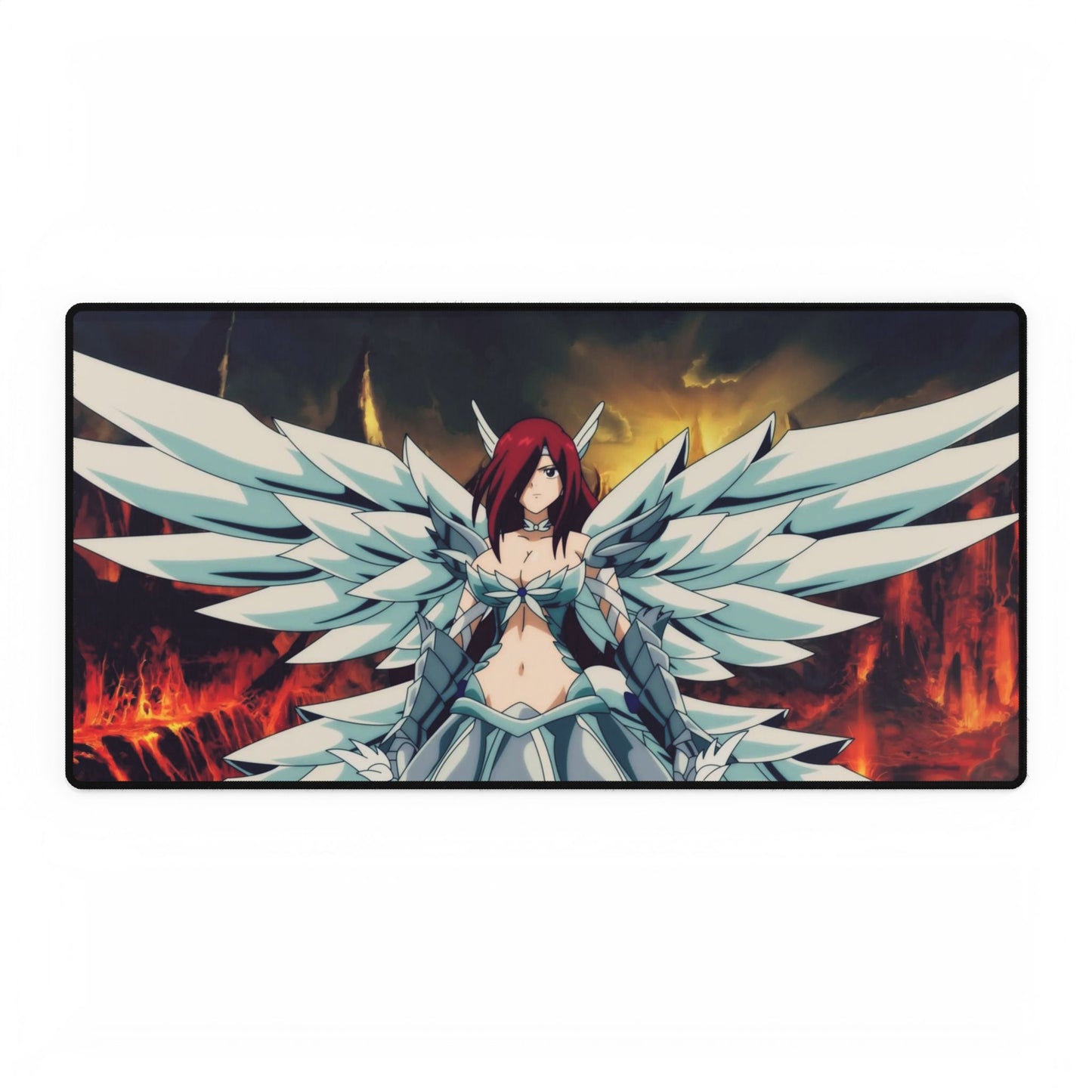 Erza Scarlet - Fight til the hell Mouse Pad