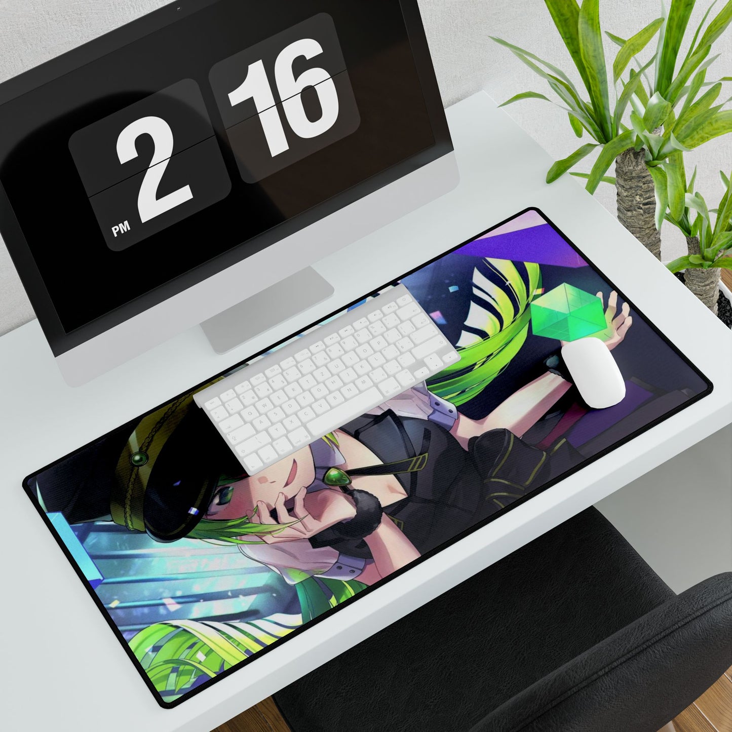 Alina Gray Mouse Pad