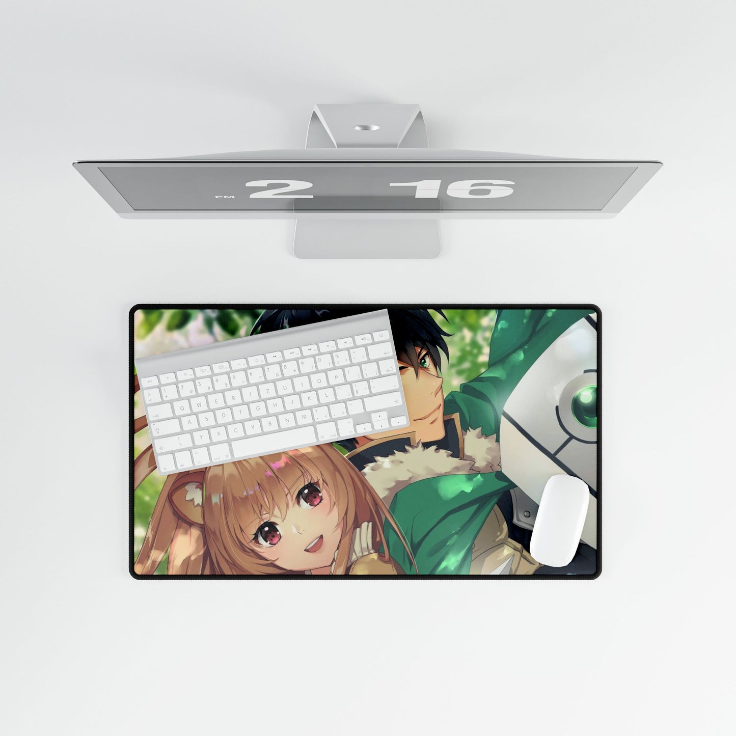 Raphtalia and Iwatani Mouse Pad