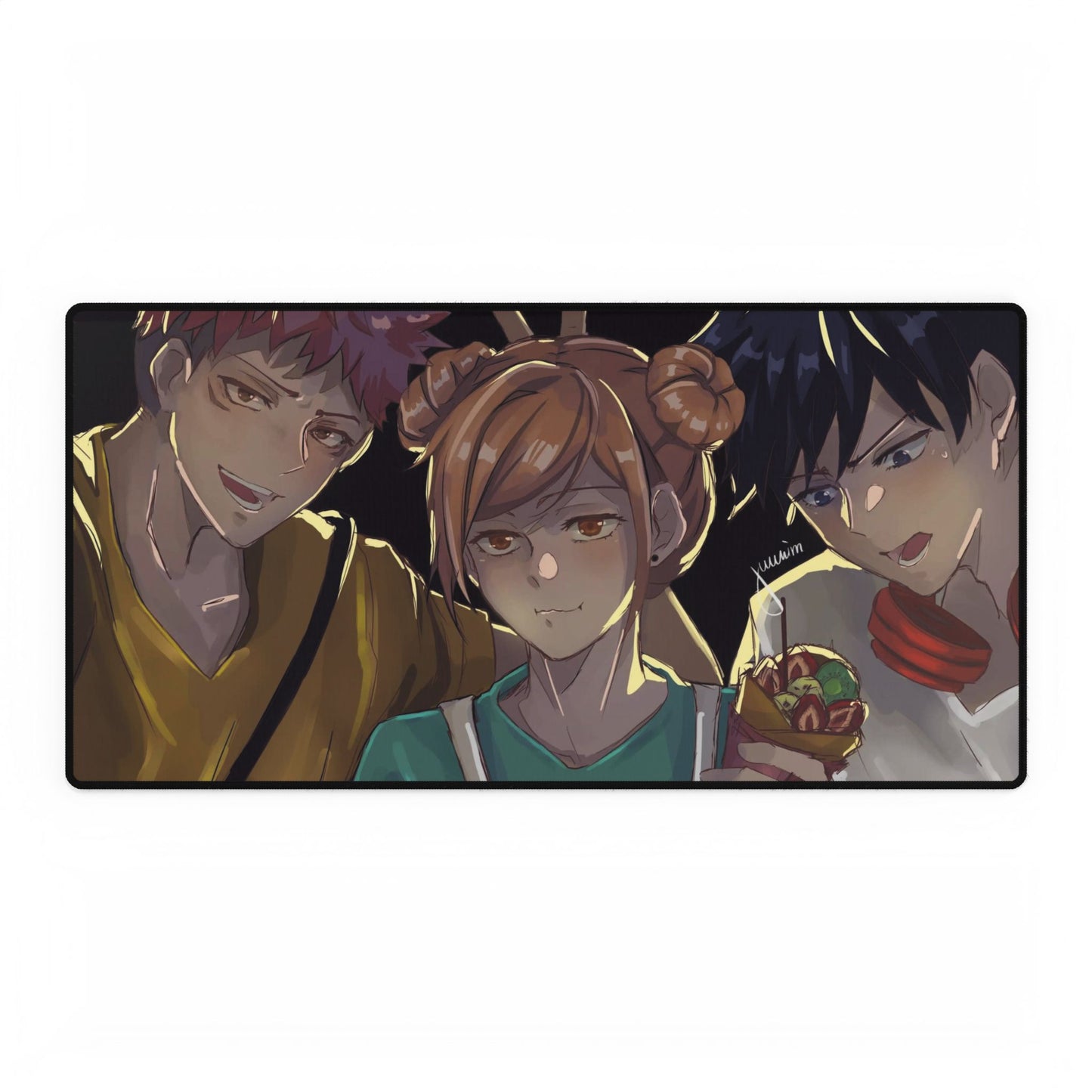 Crêpe Nobara Kugisaki and Yuji Itadori Mouse Pad