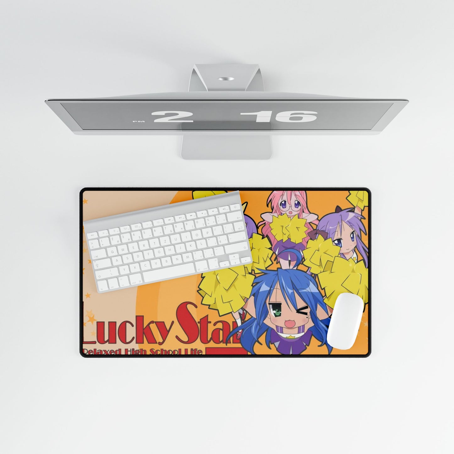 Lucky Star Konata Izumi, Kagami Hiiragi, Tsukasa Hiiragi, Miyuki Takara Mouse Pad
