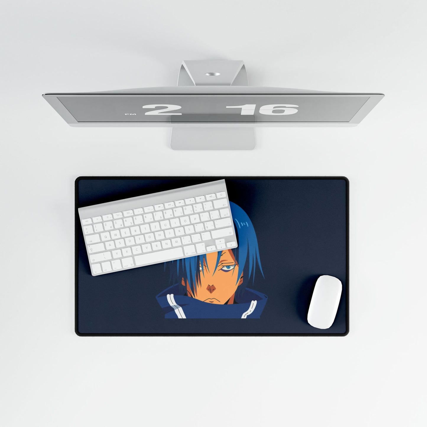 Souei Face ( Blue Background ) Mouse Pad