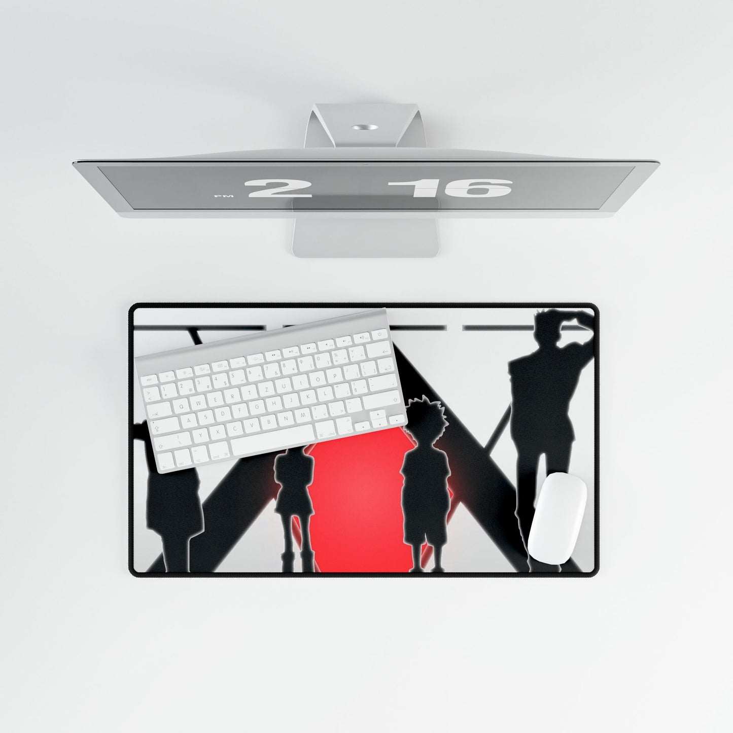 Hunter x Hunter Ending Background White Mouse Pad