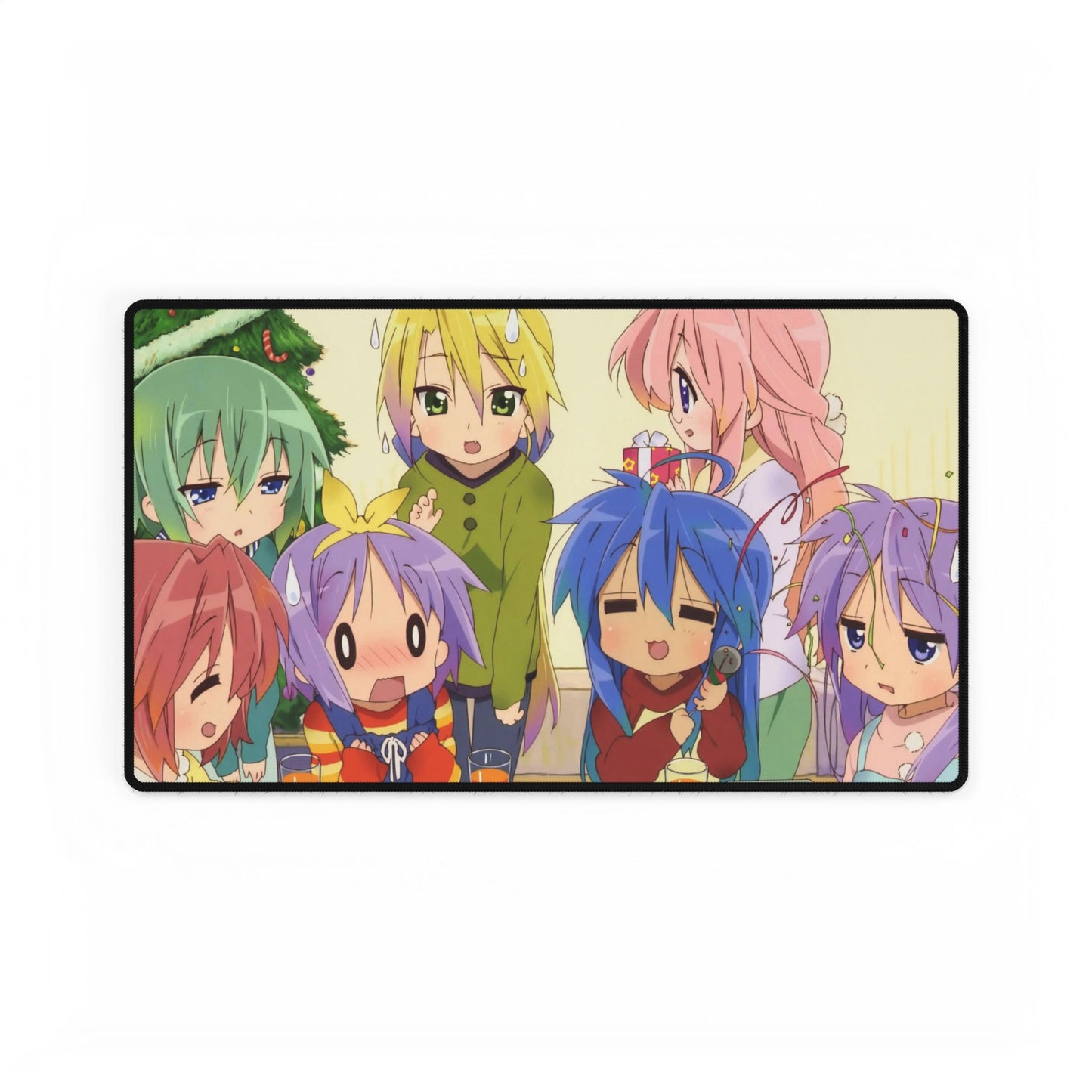 Lucky Star Konata Izumi, Kagami Hiiragi, Tsukasa Hiiragi, Miyuki Takara, Minami Iwasaki Mouse Pad
