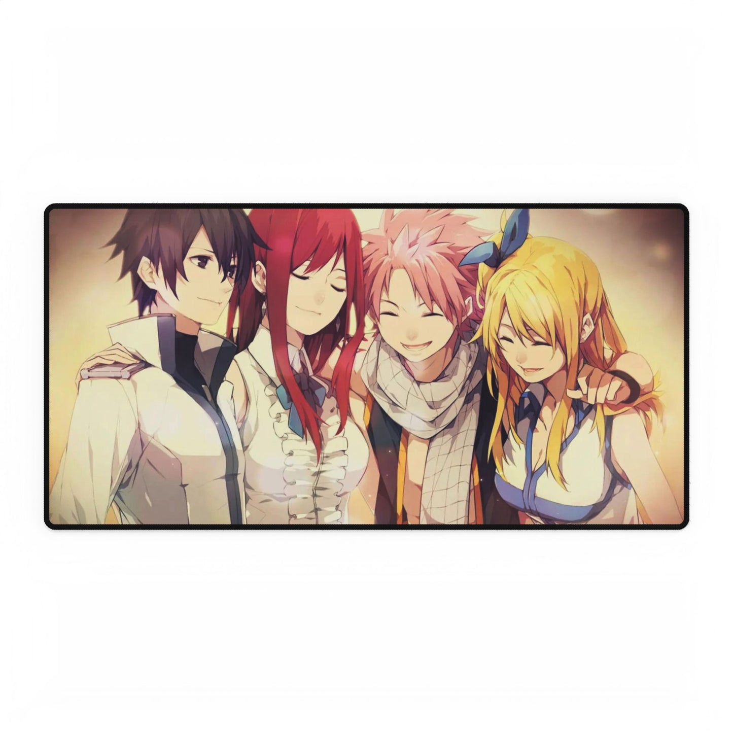 Fairy Tail Natsu Dragneel, Erza Scarlet, Gray Fullbuster, Lucy Heartfilia Mouse Pad