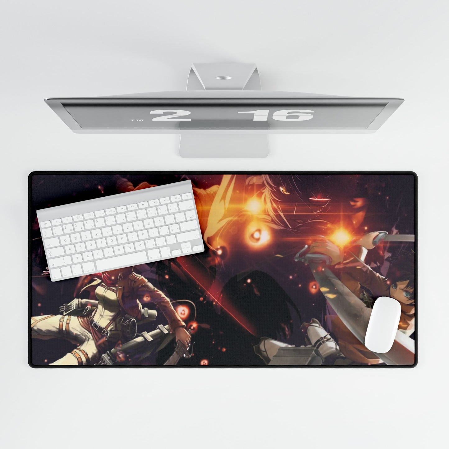 Eren Yeager, Mikasa Ackerman Mouse Pad