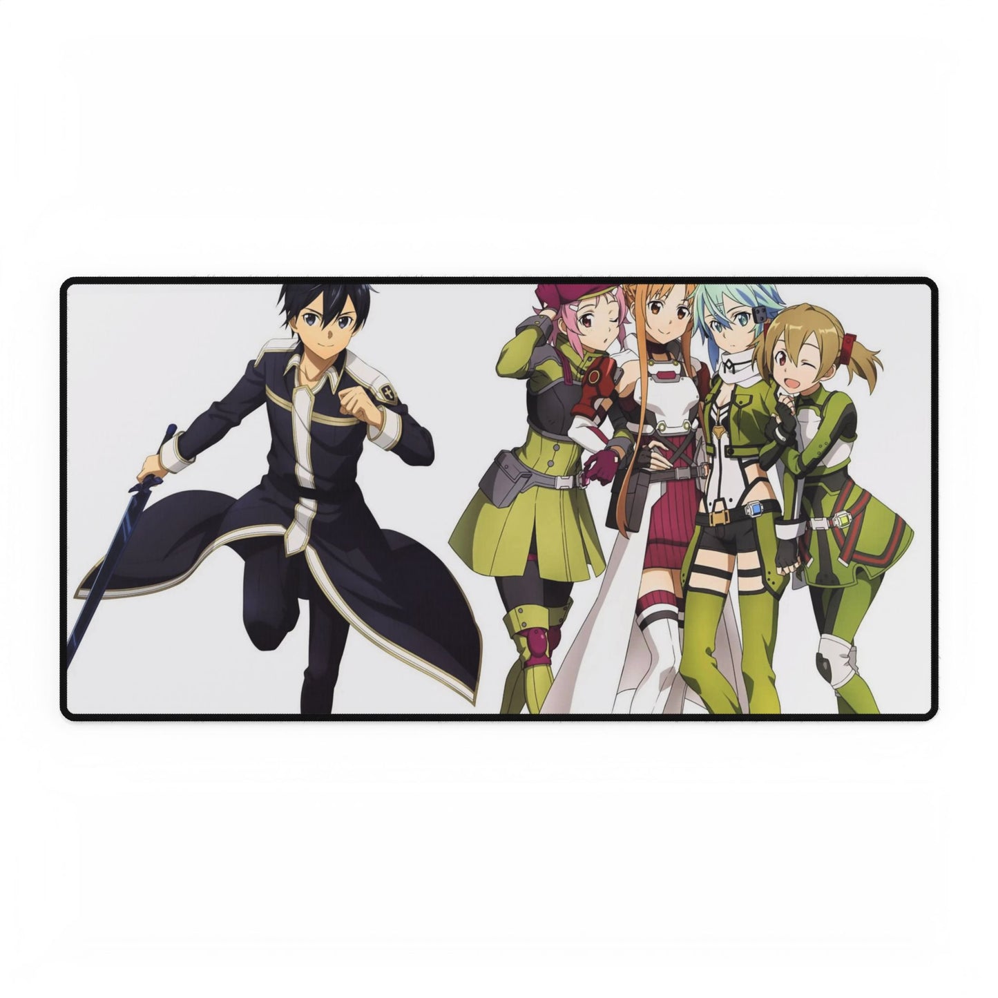 Sword Art Online Kazuto Kirigaya, Asuna Yuuki, Rika Shinozaki Mouse Pad