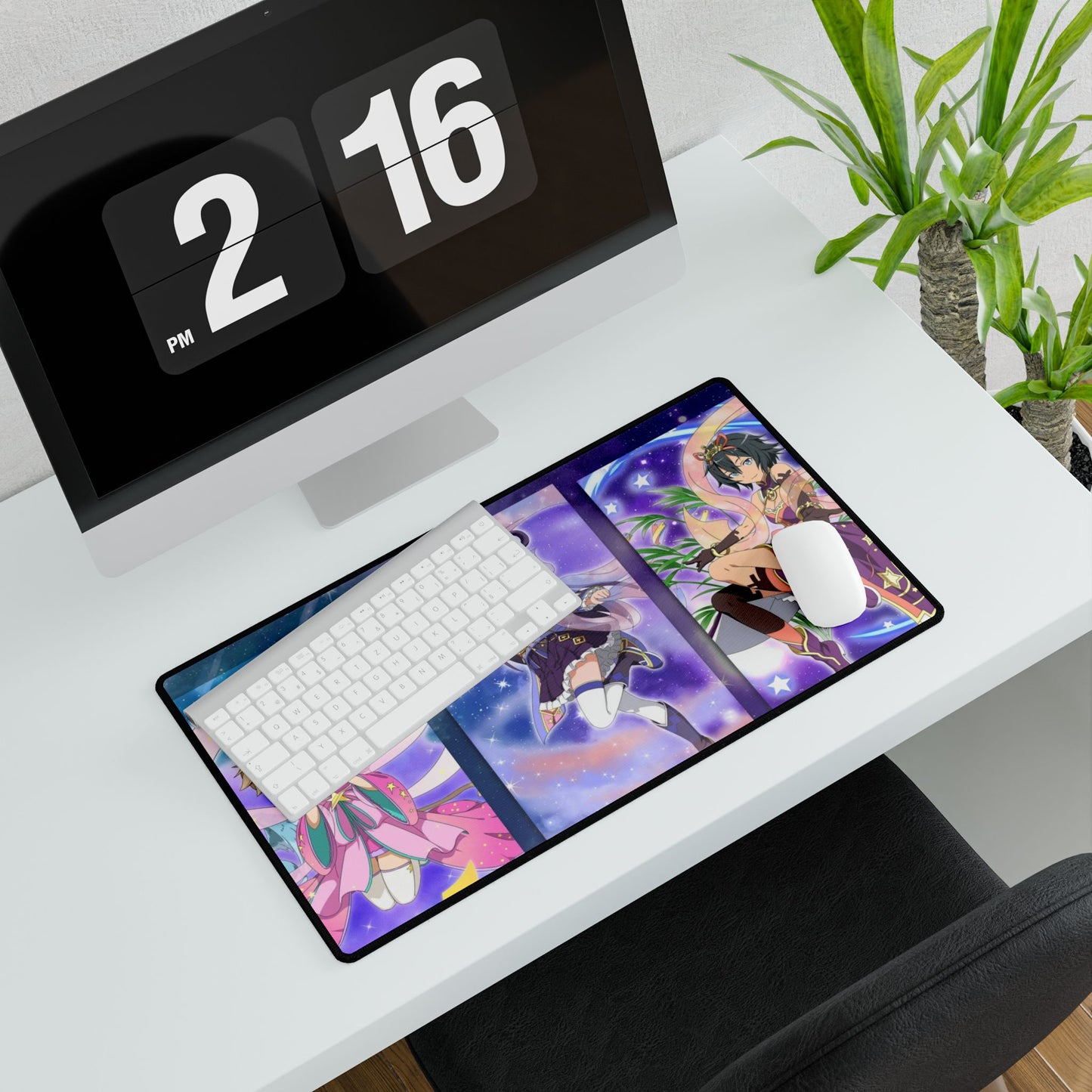 Memory Defrag Stars Banner Mouse Pad