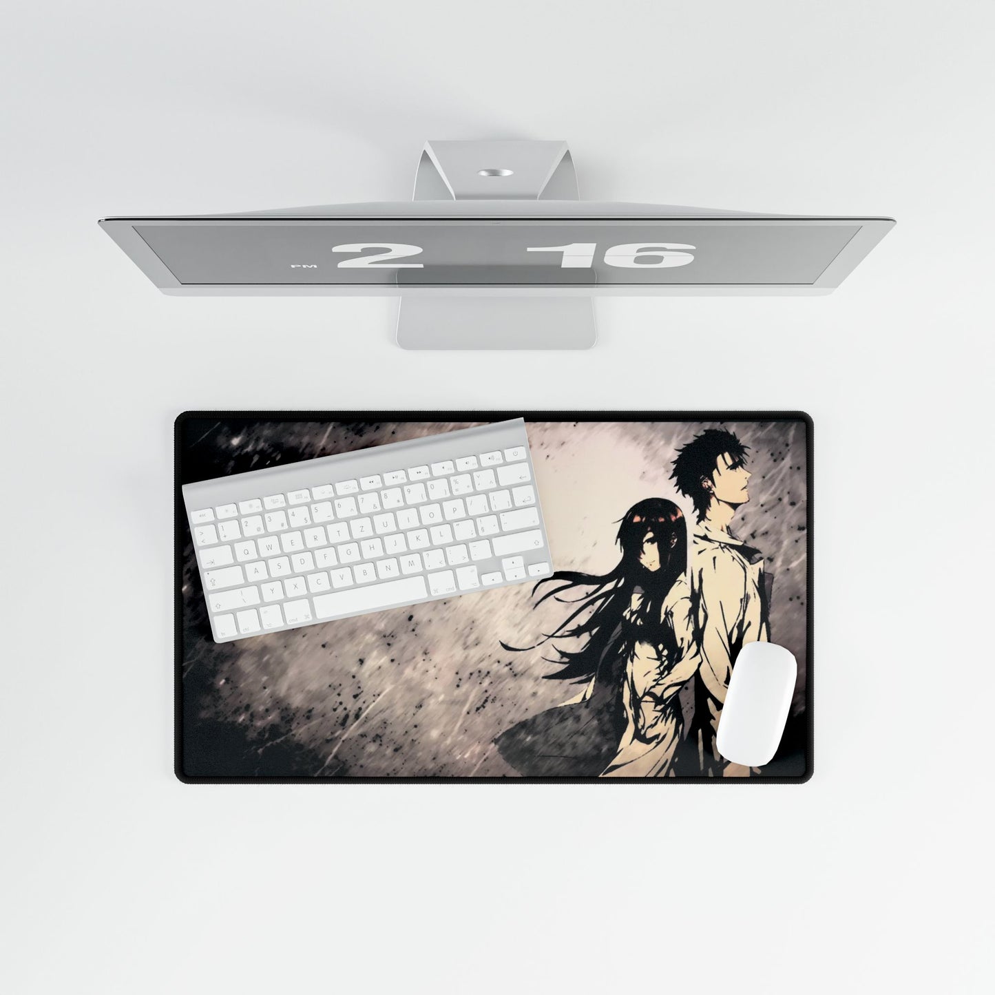 Kurisu and Okabe Mouse Pad