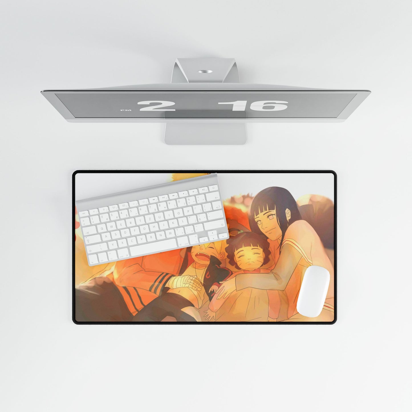 Hinata Hyuga Naruto Uzumaki Boruto Uzumaki and Himawari Uzumaki Mouse Pad