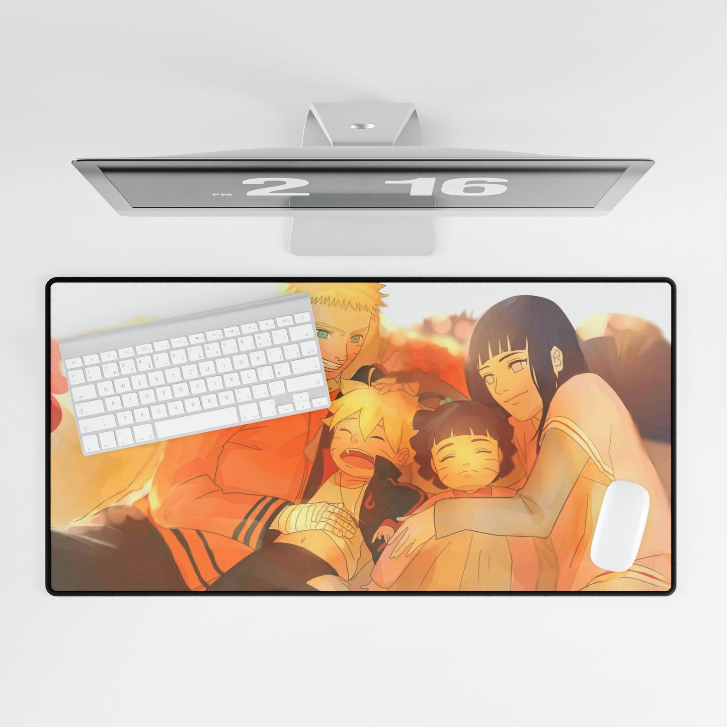 Hinata Hyuga Naruto Uzumaki Boruto Uzumaki and Himawari Uzumaki Mouse Pad