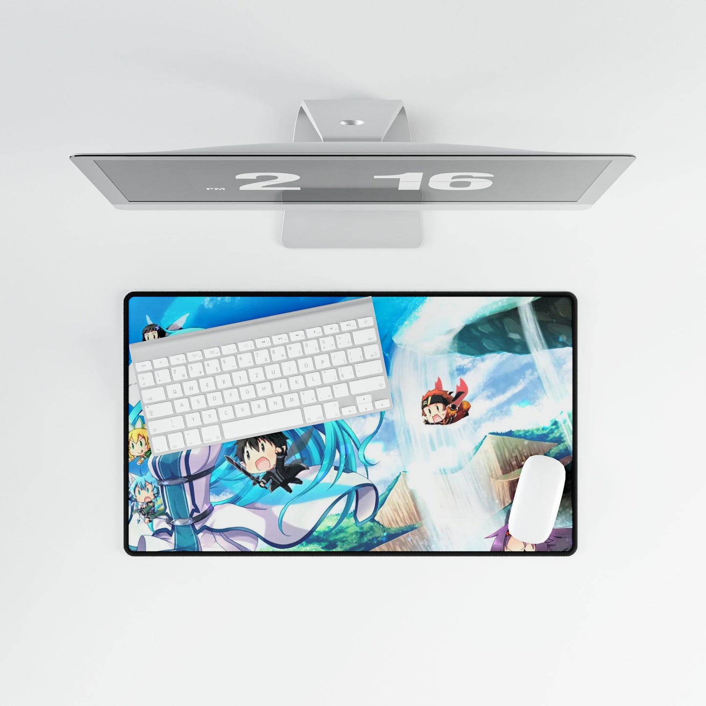Sword Art Online Kazuto Kirigaya, Asuna Yuuki, Suguha Kirigaya, Yui, Ryoutarou Tsuboi Mouse Pad
