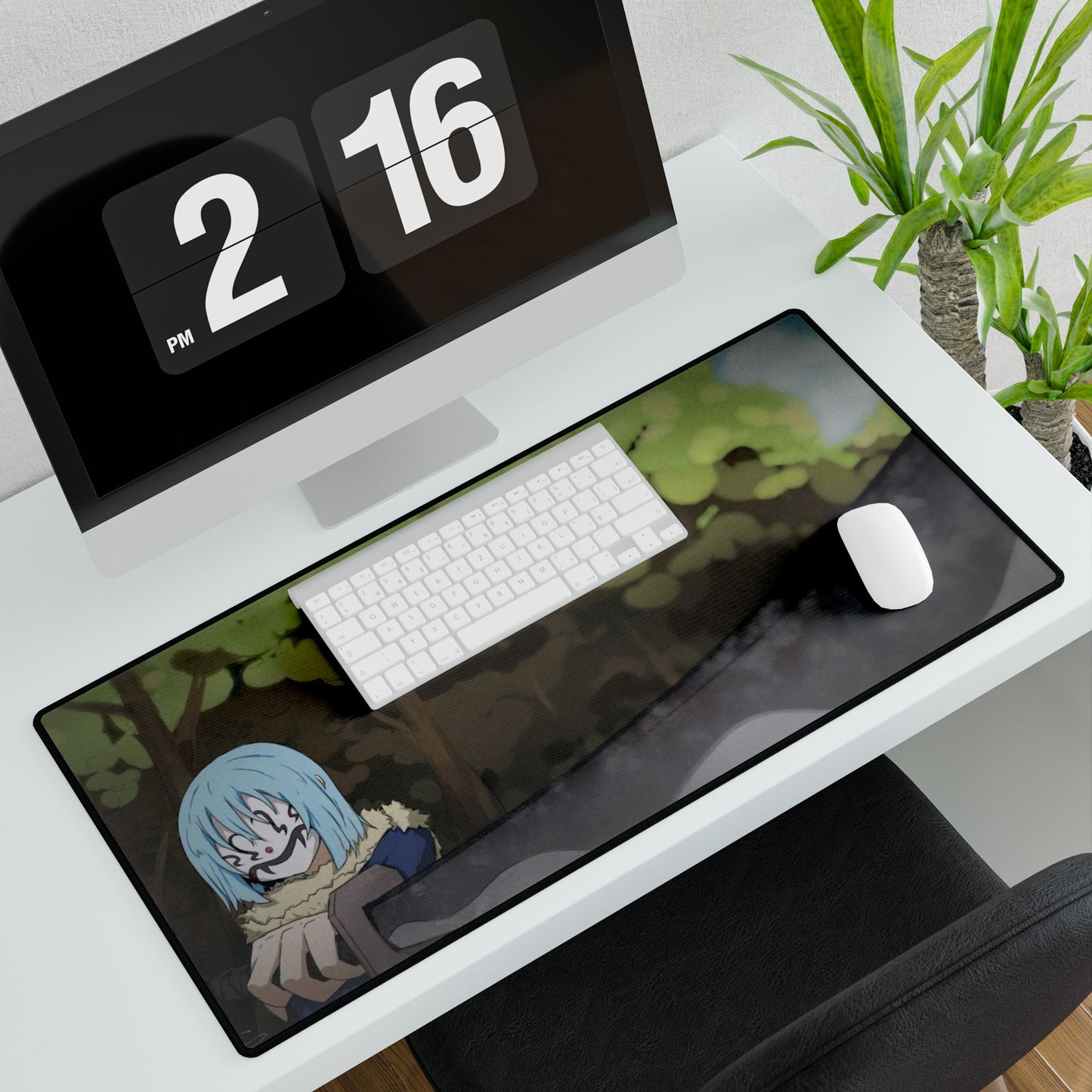 Rimuru Tempest in humanoid form with Shizue Izawa mask Mouse Pad