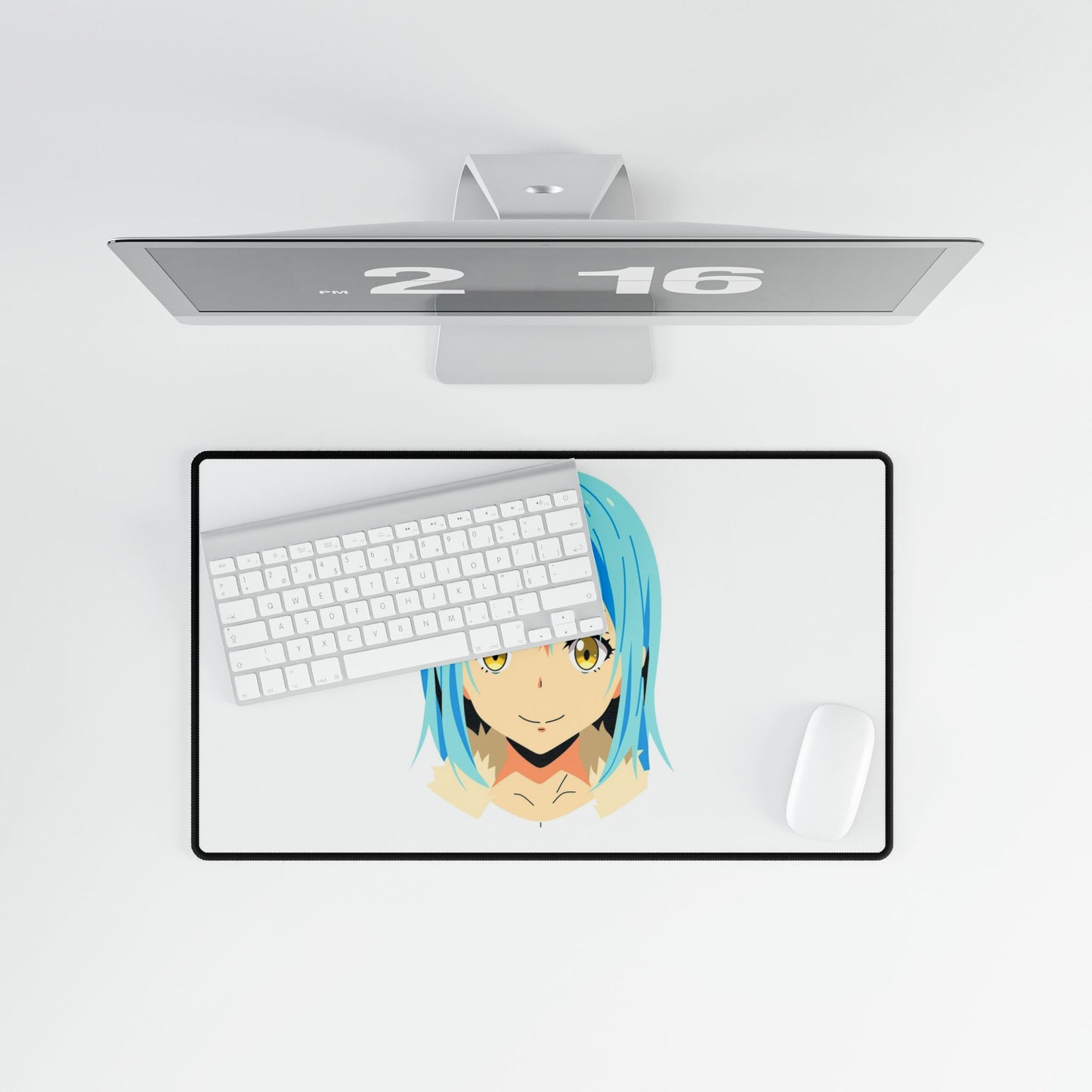 Rimuru Tempest Face ( White background ) Mouse Pad