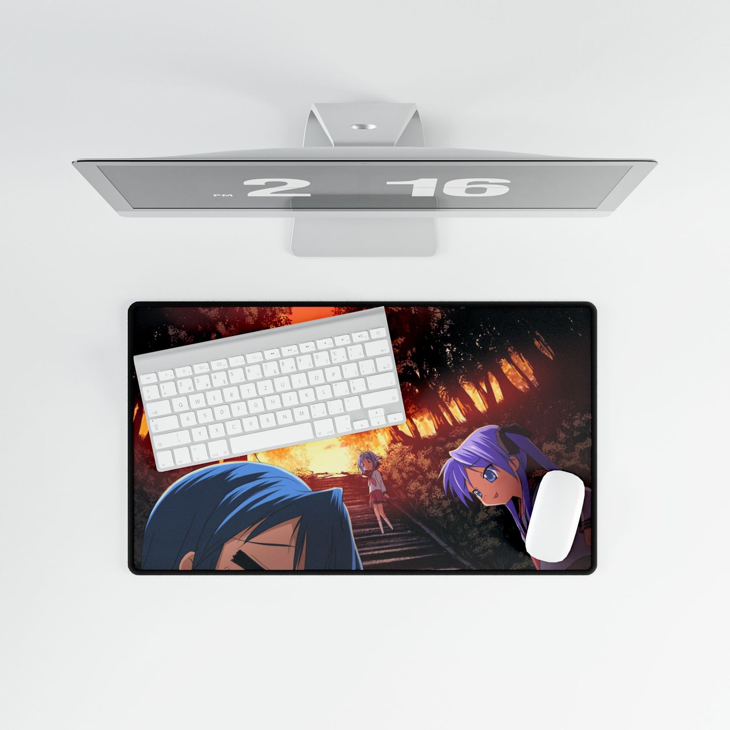 Lucky Star Konata Izumi, Kagami Hiiragi, Tsukasa Hiiragi Mouse Pad