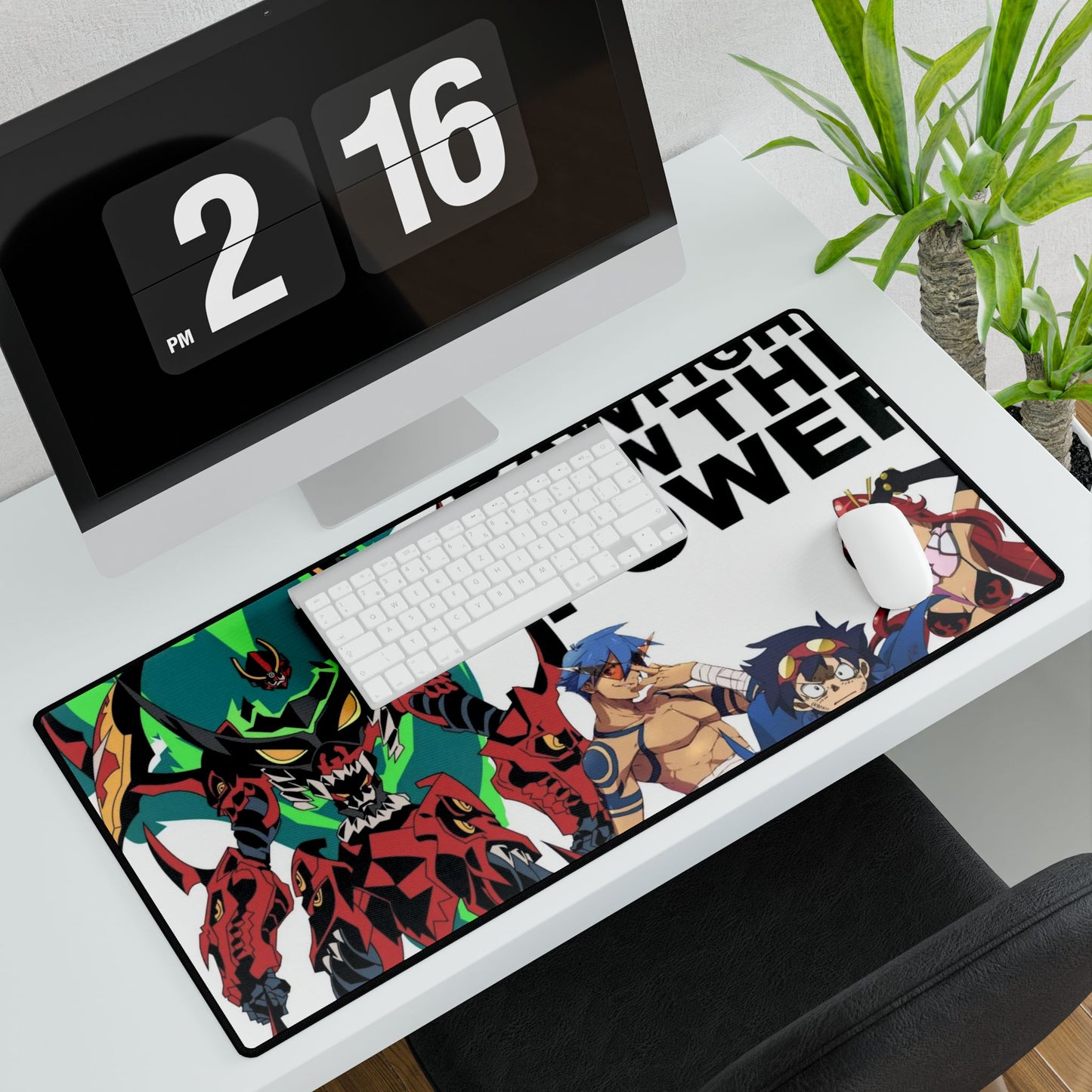 Raw Raw Fight The Power Mouse Pad