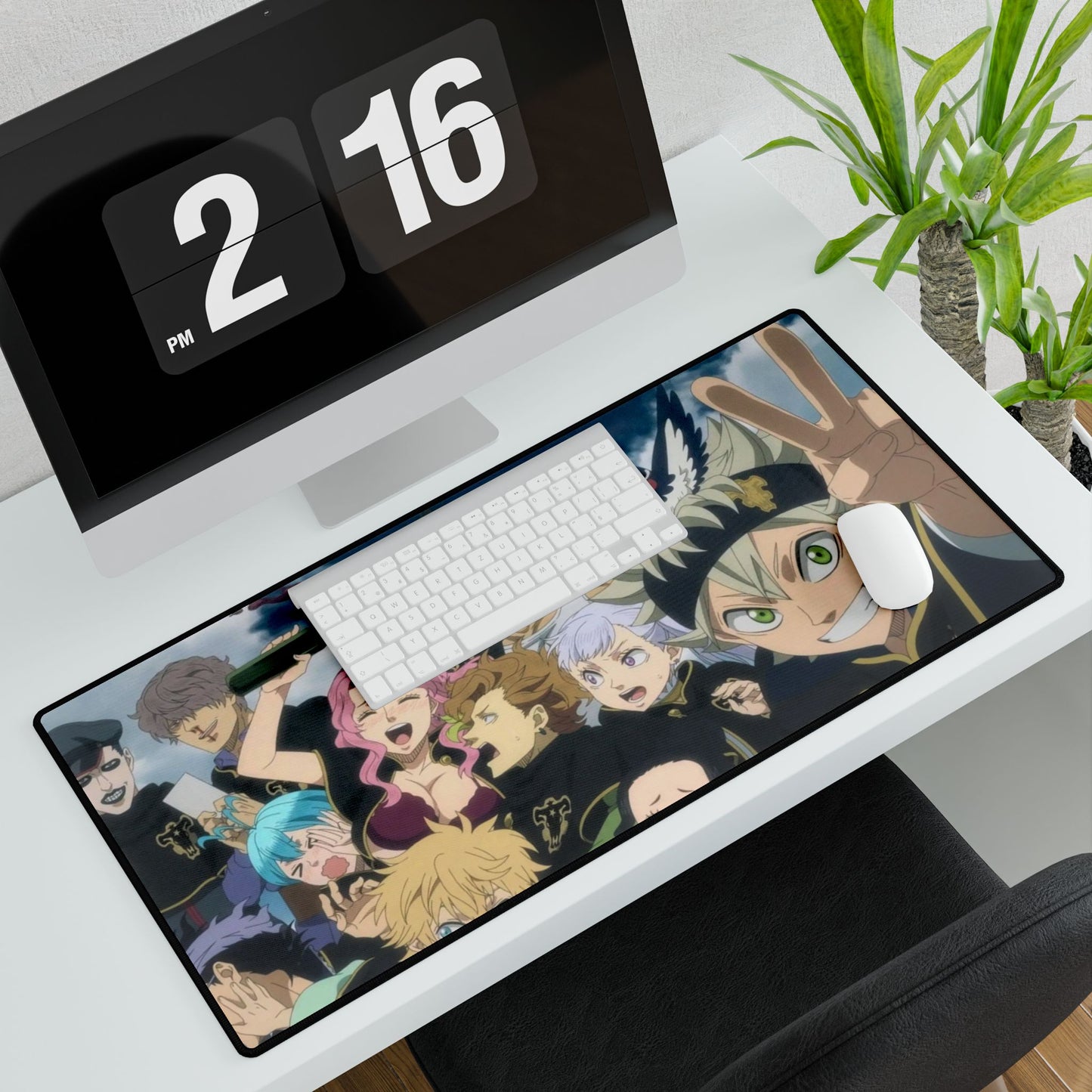 Black Clover Asta, Noelle Silva, Yami Sukehiro, Luck Voltia Mouse Pad