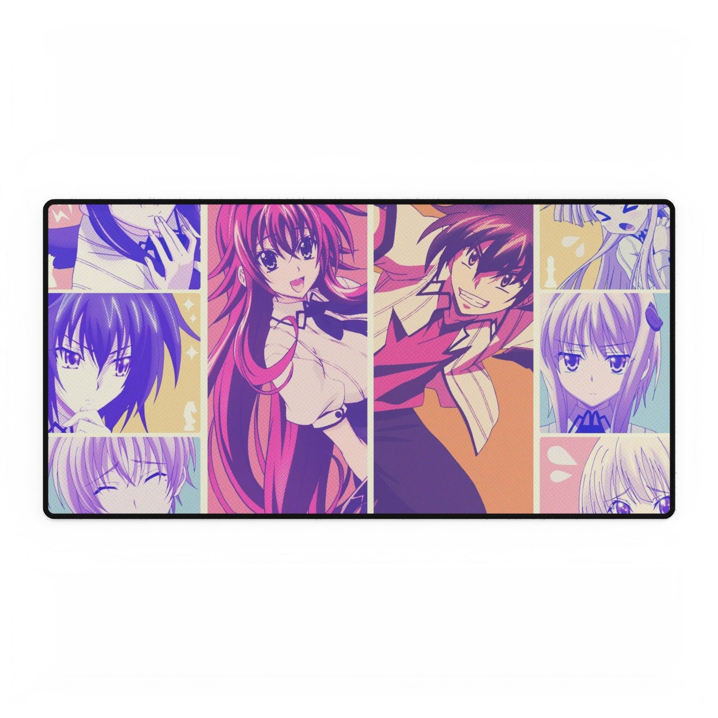 High School DxD Rias Gremory, Akeno Himejima, Issei Hyoudou, Koneko Toujou, Asia Argento Mouse Pad