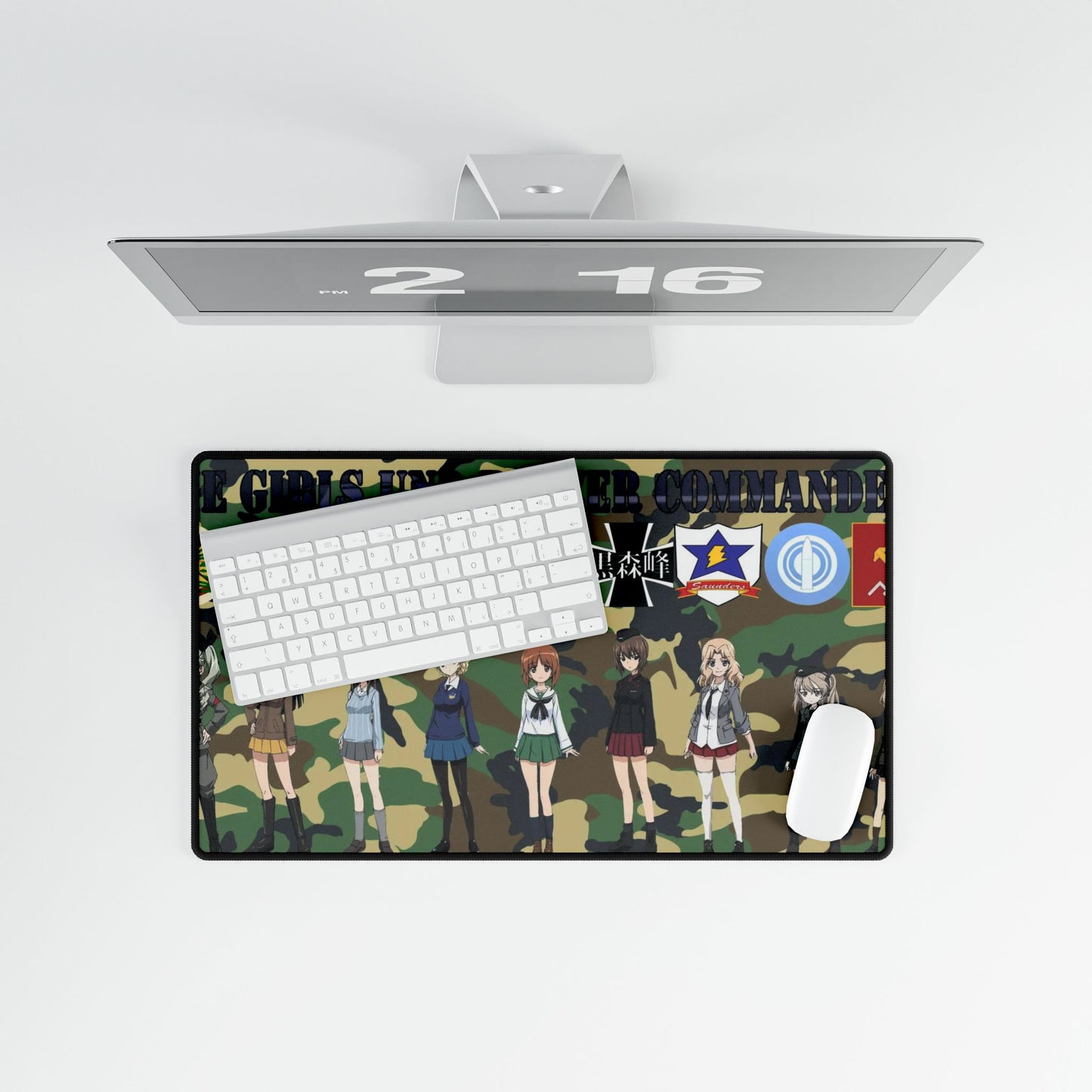 The Overall Commanders (Girls und Panzer) Mouse Pad