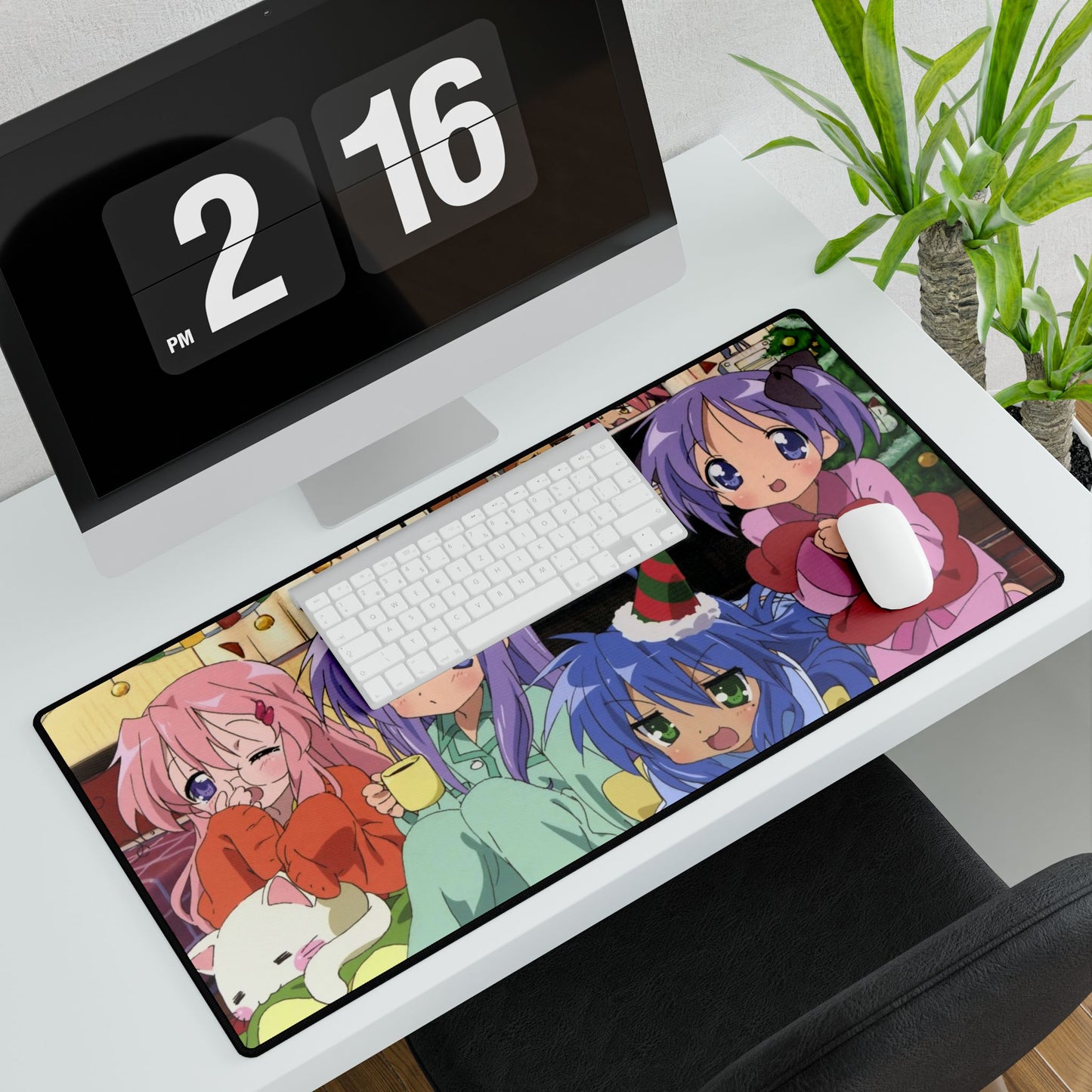 Lucky Star Konata Izumi, Kagami Hiiragi, Tsukasa Hiiragi, Miyuki Takara, Akira Kogami Mouse Pad